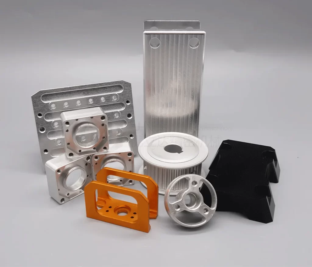 Aluminum products with surface anodes
